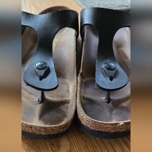 Black Birkenstock Sandals Size 40, US 9-9.5